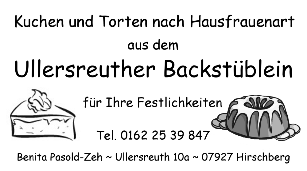 Willkommen im Ullersreuther Backstüblein